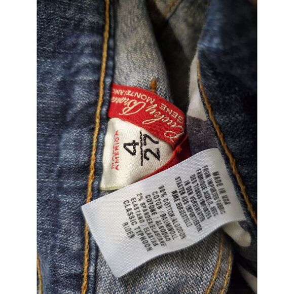 Lucky Jeans 4/27 Womens Mid Rise Straight Leg Medium Wash Casual Blue - Picture 7 of 7